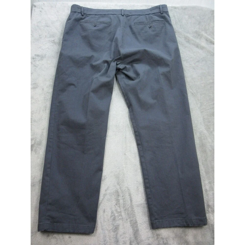 Banana Republic Pants Men Size 40x29 Navy Blue Chino Flat Front Pockets